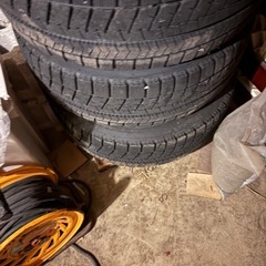 クラウン純正ホイール自家塗装　スタッドレスの画像