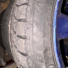 クラウン純正ホイール自家塗装　スタッドレスの画像