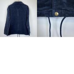 【未使用】Almond Surfboards & Design アーモンド サーフボード デザイン COUDUROY COACH コーデュロイ コーチ ジャケット M ネイビー OZ0008 ユニセックスの画像