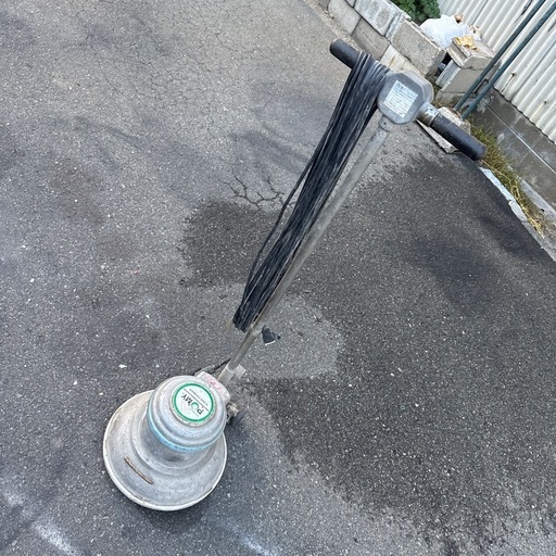 電動ポリッシャー 床洗浄 清掃用具 店舗清掃 床磨き ELECTRIC フロアポリッシャー　ccp-120h ブラシ　プレート