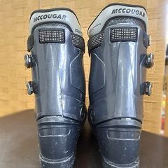 札幌【約24,5cm USサイズ7 MCCOUGAR アルペンスキーブーツ】M305 アウトソール317mm 4バックル チャコールグレー系色 スキー靴 マックーガー 北20条店の画像