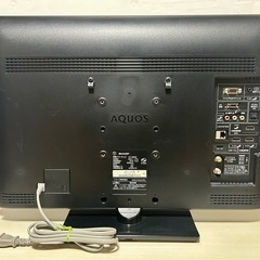 2011年 SHARP AQUOS LC-24K5+【美品】テレビ台セット【現金 PayPay オンライン決済お支払い出来ます】の画像