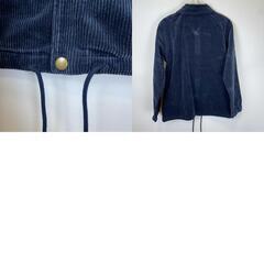 【未使用】Almond Surfboards & Design アーモンド サーフボード デザイン COUDUROY COACH コーデュロイ コーチ ジャケット S ネイビー OZ0008 ユニセックスの画像