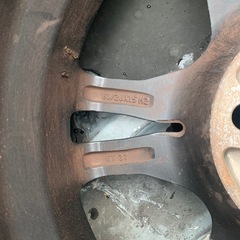 フィアット500 OZアルミホイール　185/55R15の画像