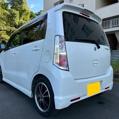 快適なターボ☆月々9千円〜分割払い可‼️ 車検2年付き！【名義変更代込み】☆スズキ ワゴンRスティングレー☆ステアリングスイッチ付き☆Bluetooth対応ディスプレイオーディオ付き☆ETC付き☆プッシュスタート☆ドライブレコーダー付きのフル装備☆社外アルミ☆そのまま乗って帰れます！の画像