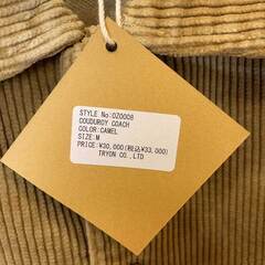 【未使用】Almond Surfboards & Design アーモンド サーフボード デザイン COUDUROY COACH コーデュロイ コーチ ジャケット M キャメル OZ0008 ユニセックスの画像
