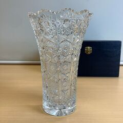 ボヘミアガラス クリスタル花瓶 エーデル RB-101（スロバキア製）の画像