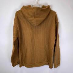 【未使用】Almond Surfboards & Design アーモンド サーフボード デザイン ワッフル パーカー プルオーバー フーディ S ブラウン IV2008W ユニセックスの画像