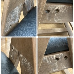 S716 ⭐ NITORI ニトリ 学習椅子 小学生低学年用 幅41cm USEDの画像