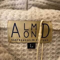 【未使用】Almond Surfboards & Design アーモンド サーフボード デザイン ワッフル パーカー プルオーバー フーディ L OFF IV2008W ユニセックスの画像