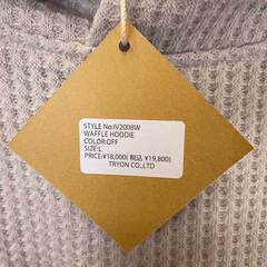 【未使用】Almond Surfboards & Design アーモンド サーフボード デザイン ワッフル パーカー プルオーバー フーディ L OFF IV2008W ユニセックスの画像