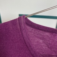 EL MIDAS（エルミダ）のカシミヤ5分袖ニットの画像