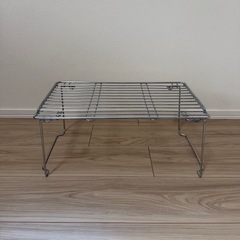 折りたたみ式　積み重ね棚／2点セットの画像