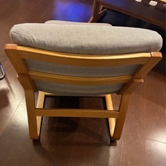 無印良品　リビングでもダイニングでもつかえるソファチェア・オーク材の画像