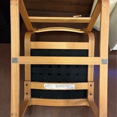 無印良品　リビングでもダイニングでもつかえるソファチェア・オーク材の画像