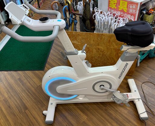 ✨️ジモティー割引✨️【ジャングルジャングル堺初芝店】　エアロバイク　エクササイズバイク　HORIZON　BikeFul　幅(W)1070mm × 奥行(D)520mm ×  高さ(H)1205mm　堺市（東区　西区　北区　南区　堺区　美原区）高石市　泉大津市　忠岡町　和泉市　松原市　大阪狭山市