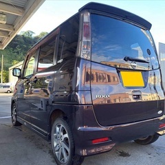 快適なターボ☆走行10万キロ☆月々1万円〜分割払い可❗️ 車検2年付き！【名義変更代込み】大人気☆日産 ルークスハイウェイスターターボ☆HDDナビ付き☆走行中DVD見れます☆ETC付き☆両側電動スライドドア☆ドラレコ付き☆スマートキー☆フルオートエアコン☆純正アルミ☆事故修復歴無し！そのまま乗って帰れます❗️の画像