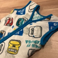 【美品】新幹線柄フリーススリーパー100cmの画像