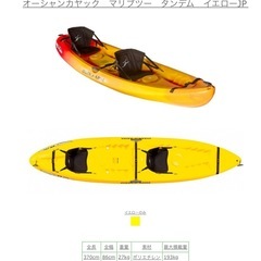  タンデムカヤック　の画像