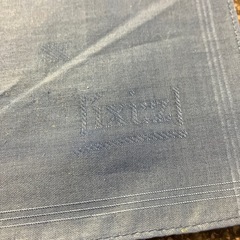 M2511-133 ixi:z ハンカチ ブルー 色あせ有り の画像