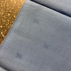 M2511-133 ixi:z ハンカチ ブルー 色あせ有り の画像