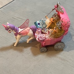 ミキちゃんマキちゃん　プリンセス馬車　まとめ売り　リカちゃん双子の妹　ユニコーンの画像