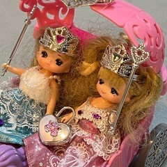 ミキちゃんマキちゃん　プリンセス馬車　まとめ売り　リカちゃん双子の妹　ユニコーンの画像