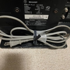 シャープの小型テレビ(お話し中)の画像