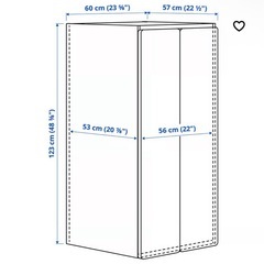 IKEA クローゼット　衣装棚 収納棚　子供用　子供部屋 の画像
