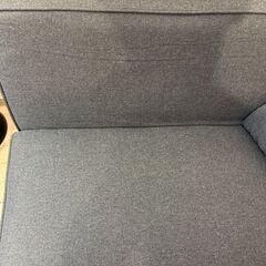 【美品】山善(YAMAZEN) ソファ2人掛け　クッション付きの画像