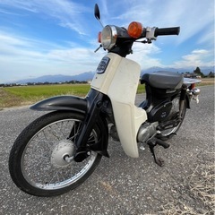 スーパーカブ50 レア　純正黒　低走行　鉄カブ　車体　金沢　富山の画像