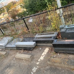 墓石　御影石　石板　約30枚の画像