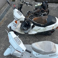 YAMAHA原付3台セット ジャンク品　部品取り　鉄くず 　の画像