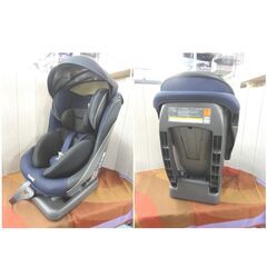 コンビ チャイルドシート 新生児～4歳頃まで ウィゴーグランデシリーズ サイドプロテクション ネイビー シートベルト固定式 西岡店 の画像