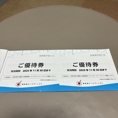 極楽湯　優待券の画像