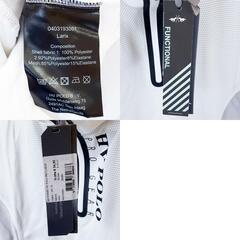 【未使用】HV POLO ハーフジップシャツ 半袖 ライディングシャツ S ホワイト 116204 レディース 乗馬 馬術の画像