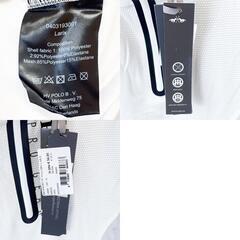 【未使用】HV POLO ハーフジップシャツ 半袖 ライディングシャツ S ホワイト 116204 レディース 乗馬 馬術の画像
