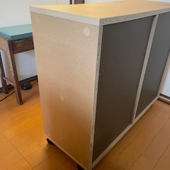 無印良品 「パルプボードボックス・キャスター付き（タテヨコ仕様）」 の画像