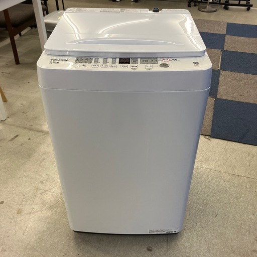 K2511-134 Hisense 洗濯機 HW-T60H 2024年製 6.0kg 動作確認済み キズ汚れ有り
