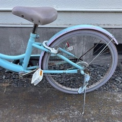 神奈川県　茅ヶ崎市　引き取り限定　メレ　ククイ　B キッズ　20型　自転車　水色の画像