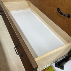 【ジャングルジャングル滋賀草津店】ジモティ来店特価‼ チェスト ブラウン J-251154の画像