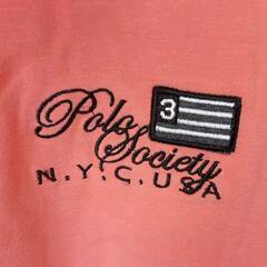 【未使用】HV POLO SOCIETY 長袖 タートルネック ライディングシャツ S Rouge ピンクオレンジ レディース 乗馬 馬術の画像