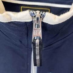 【未使用】HV POLO カーディガン ジップアップシャツ S ネイビー レディース 乗馬 馬術の画像