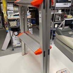 ALINCO　アルインコ　2段　踏台　CCA-60KG　踏み台　脚立　ステップ　折りたたみ　天板高さ56㎝　耐荷重100kg　中古　③の画像