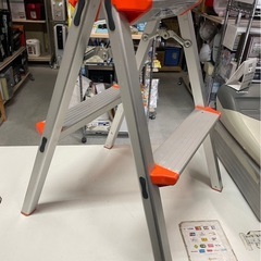 ALINCO　アルインコ　2段　踏台　CCA-60KG　踏み台　脚立　ステップ　折りたたみ　天板高さ56㎝　耐荷重100kg　中古　③の画像