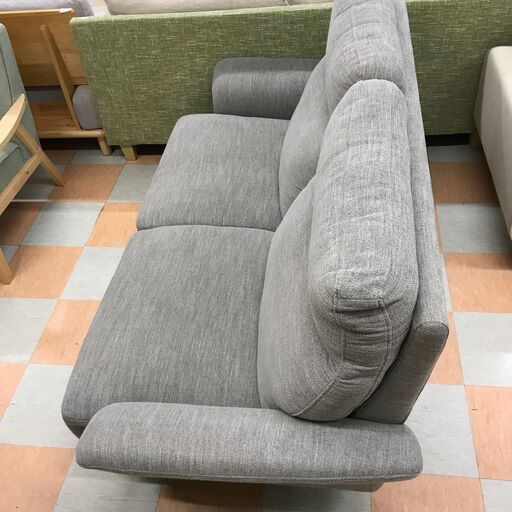 ＼家具＊家電のお店／【ｼﾞｬﾝｸﾞﾙｼﾞｬﾝｸﾞﾙ石川金沢店】ソファー2人用  グレー   W(幅)153×D(奥行き)84×H(高さ)81.5cm