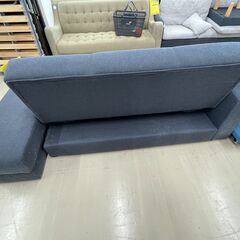 【ジャングルジャングル滋賀草津店】ジモティ来店特価‼ ソファーベッド ネイビー J-251155の画像