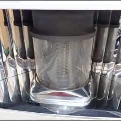 動作品 SUNPOT/サンポット◆半密閉式石油ストーブ/KSH-709KC◆煙突式 ～29畳 ホワイト 灯油 2011年製 No.3710の画像