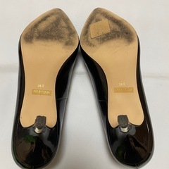 パンプス　ブラック　24.0cmの画像