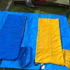 くまのプーさん 寝袋 2個セット ディズニー アウトドア キャンプの画像